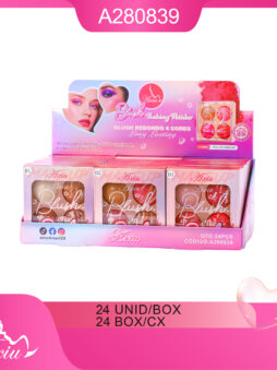 A280839-Blush redondo com 4 cores vibrantes